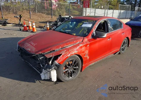 2015 Infiniti Q50 Premium из США, поврежденный, VIN JN1BV7AR1FM410942